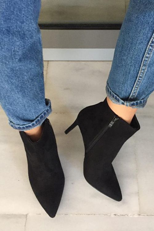 Ankle boots with high heels