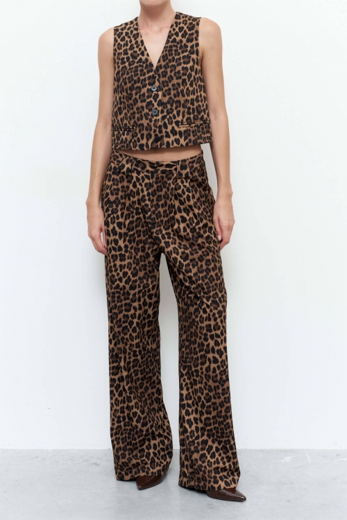 Animal print pantalone Katia