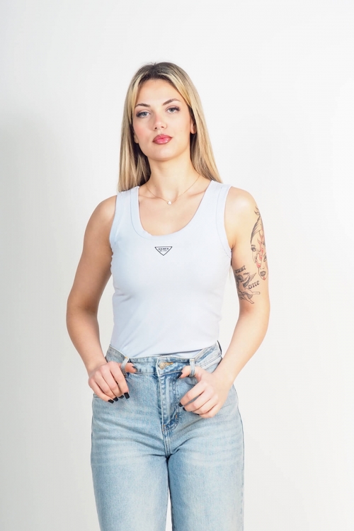 Cotton sleeveless top Dance Milano