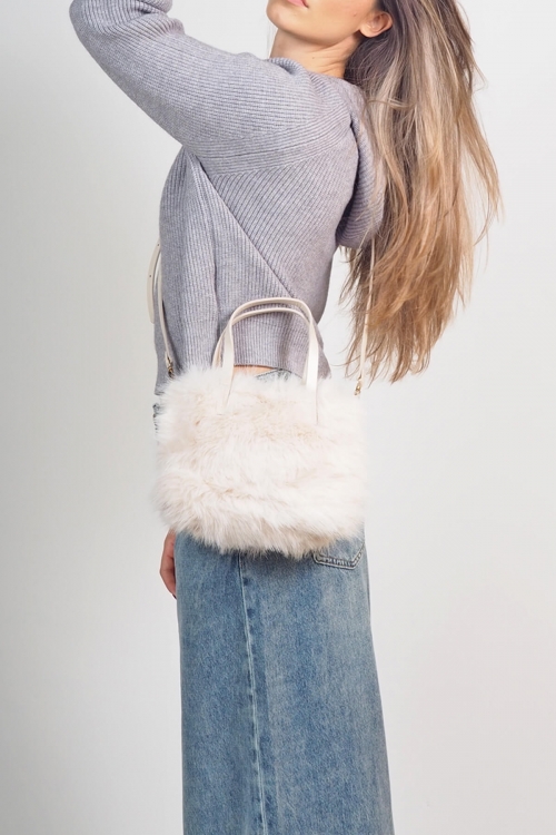 Eco leather fur bag Hanna