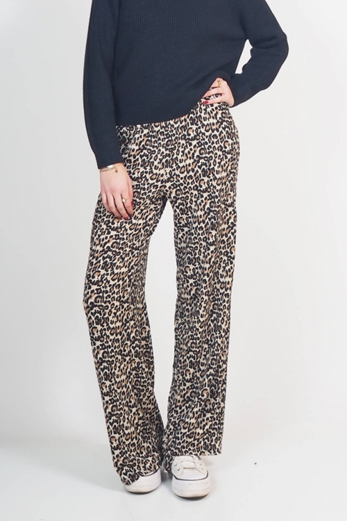 Loose animal print pants Alyanna