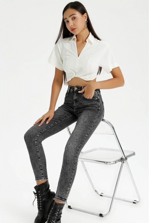 Premium high waisted skinny jeans Oasis