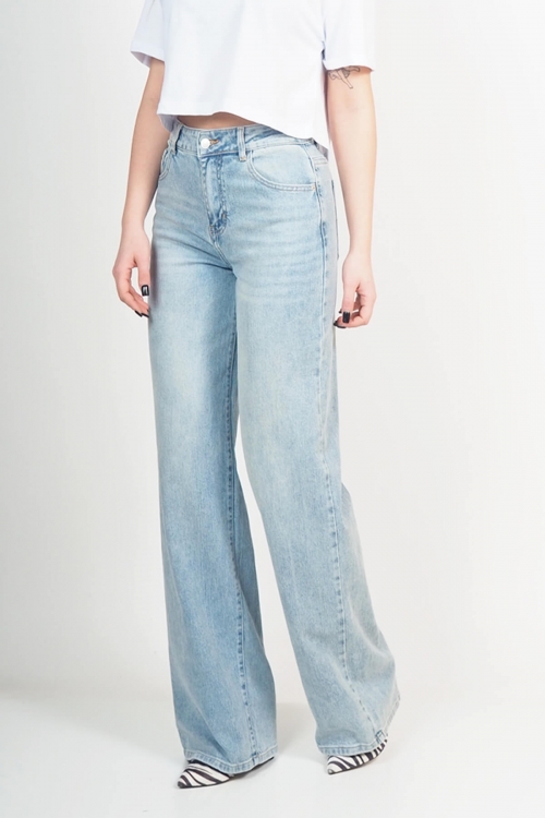 Premium high waisted wide leg jeans Memphis