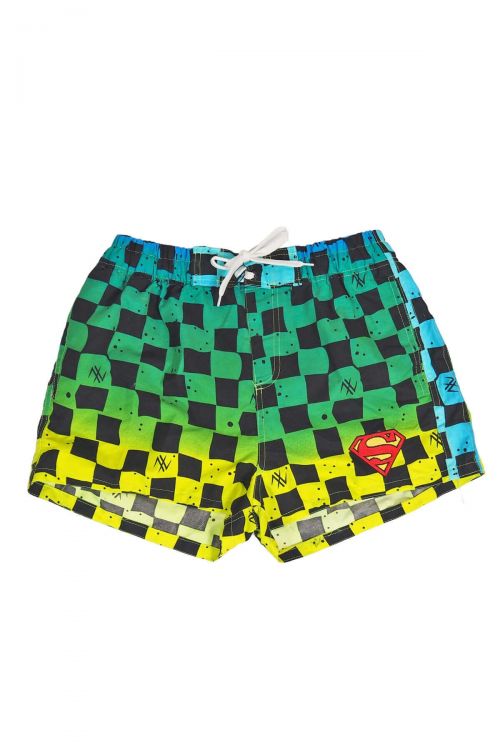 Men's swimsuit Funky Superman shorts